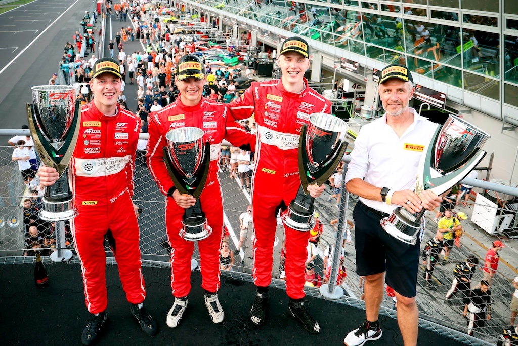Frederik Schandorff kørte guldet hjem på Monza.
(Foto: SRO Motorsports Group)